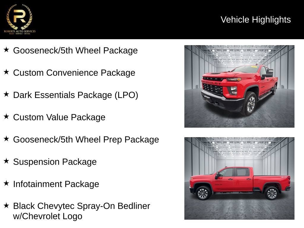 Used 2022 Chevrolet Silverado 2500 Custom w/ Custom Value Package AWD/4WD image 10