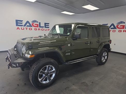 Used 2021 Jeep Wrangler Unlimited Sahara w/ Uconnect 4C Nav & Sound Group image 6