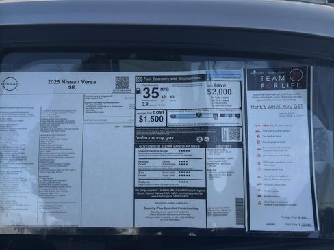 New 2025 Nissan Versa SR image 12