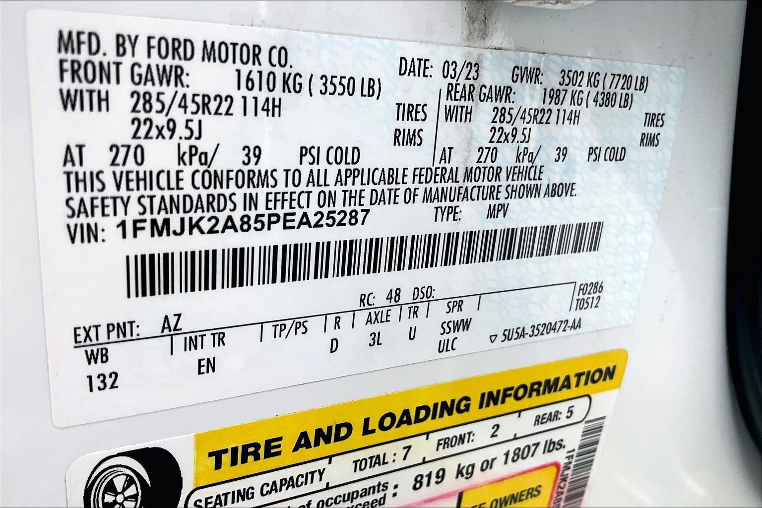 Certified 2023 Ford Expedition Max Limited AWD/4WD image 37