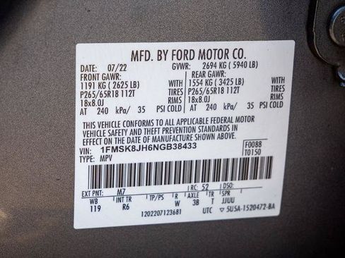 Certified 2022 Ford Explorer Timberline AWD/4WD image 38