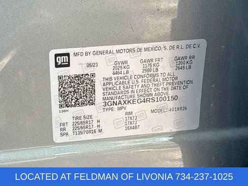 Used 2024 Chevrolet Equinox LT w/ LPO, Floor Liner Package FWD image 32