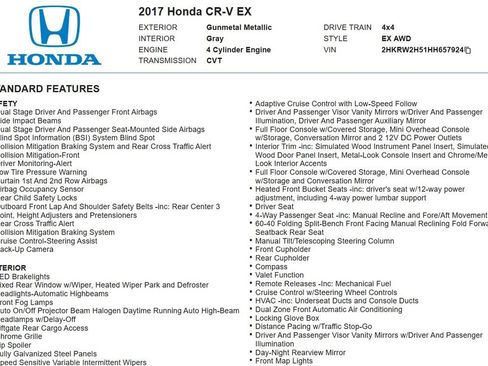 Used 2017 Honda CR-V EX image 11