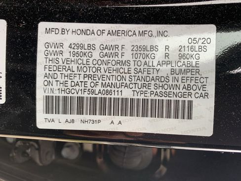 Used 2020 Honda Accord EX-L image 36