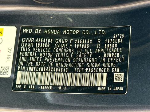 New 2025 Honda Civic Sport Touring image 38