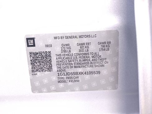 Used 2019 Chevrolet Sonic LT image 33