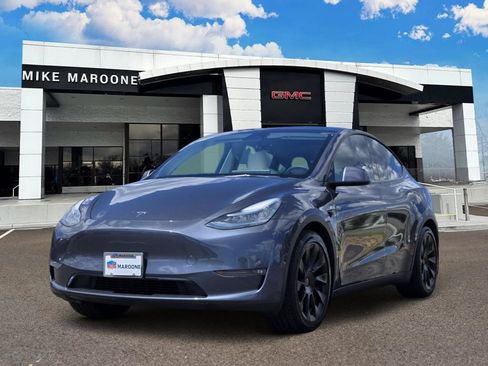 Used 2021 Tesla Model Y Long Range AWD/4WD image 1