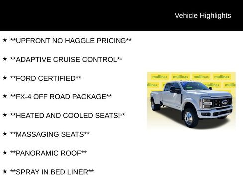 Used 2025 Ford F450 Platinum w/ FX4 Off-Road Package image 12