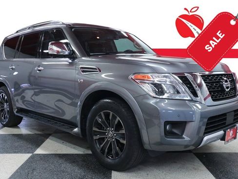 Used 2018 Nissan Armada Platinum w/ Captain Seat Package RWD image 1