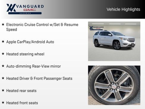 Used 2019 GMC Acadia Denali w/ Technology Package FWD image 11