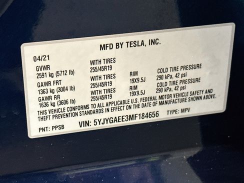 Used 2021 Tesla Model Y Long Range AWD/4WD image 12