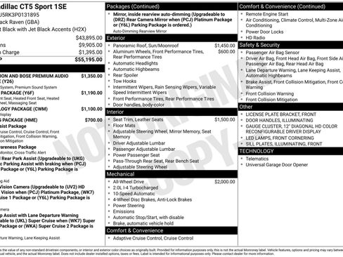 Used 2023 Cadillac CT5 Sport image 3