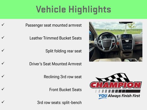 Used 2012 Chrysler Town & Country Touring w/ Entertainment Group #1 FWD image 12