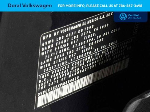 Certified 2023 Volkswagen Taos S FWD image 29