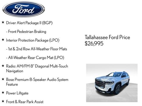 Used 2020 GMC Acadia AT4 w/ Driver Alert Package II image 9