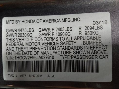 Used 2018 Honda Accord Touring image 33