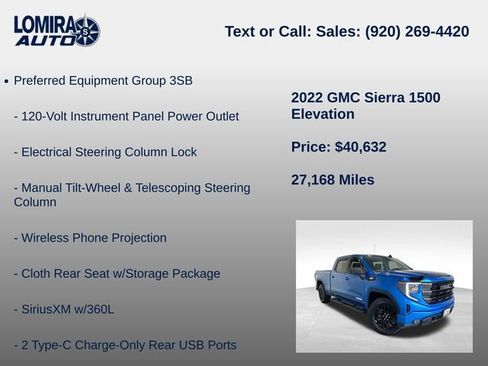 Used 2022 GMC Sierra 1500 Elevation AWD/4WD image 21