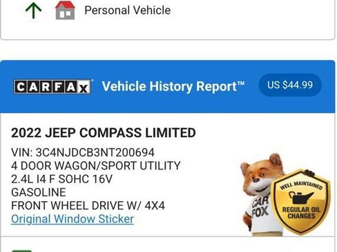 Used 2022 Jeep Compass Limited w/ Sun and Sound Group image 7