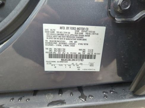 Used 2022 Ford EcoSport Titanium w/ Interior Protection Package image 36