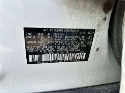 Certified 2022 Subaru Outback Premium image 46