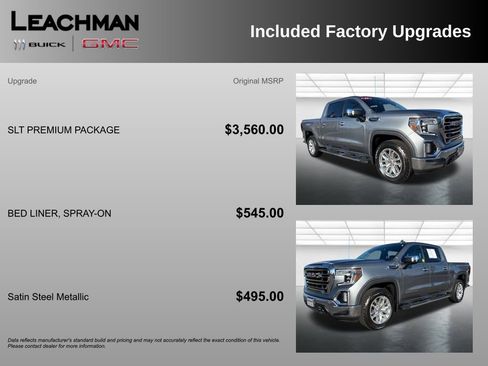 Used 2019 GMC Sierra 1500 SLT w/ SLT Premium Package image 11
