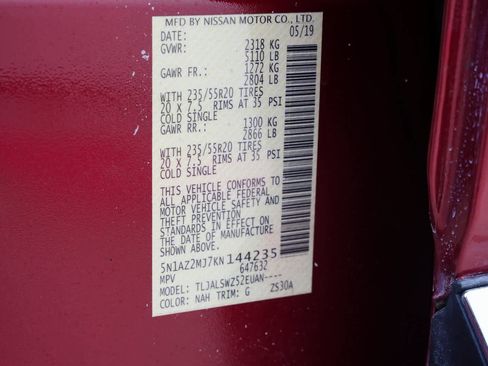 Used 2019 Nissan Murano Platinum image 27
