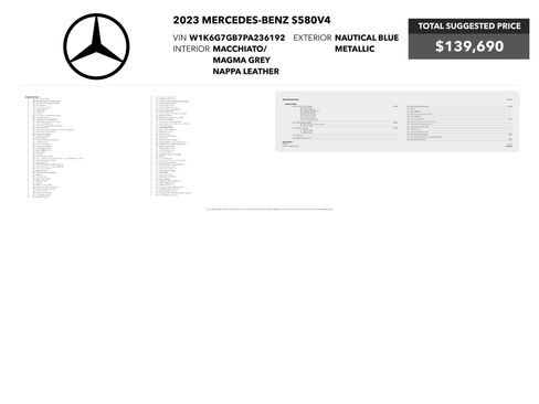 Used 2023 Mercedes-Benz S 580 4MATIC Sedan image 5