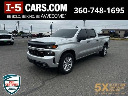Used 2022 Chevrolet Silverado 1500 Custom AWD/4WD image 1