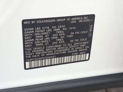 New 2026 Volkswagen Atlas Cross Sport SEL Premium R-Line image 36