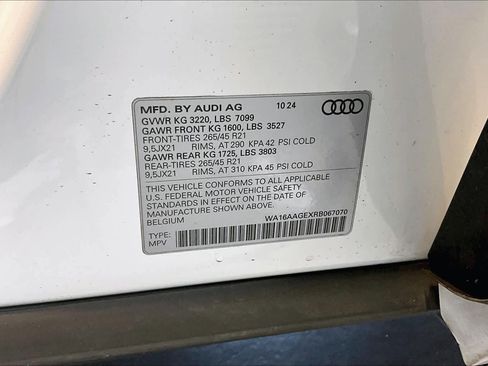 Certified 2024 Audi Q8 e-tron Prestige w/ Prestige Package image 34