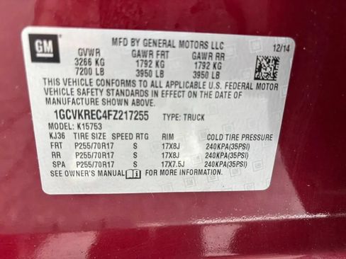 Used 2015 Chevrolet Silverado 1500 LT w/ All Star Edition AWD/4WD image 24