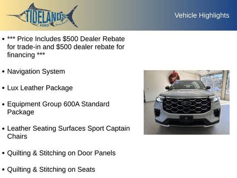 Used 2025 Ford Explorer Platinum w/ LUX Leather Package image 12