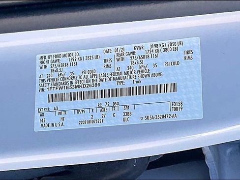 Certified 2021 Ford F150 Lariat AWD/4WD image 35