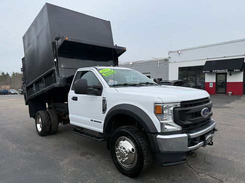 Used 2021 Ford F550 6.7L POWERSTROKE DIESEL 9' DUM w/ Power Equipment Group image 19