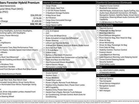 Certified 2025 Subaru Forester Premium image 7