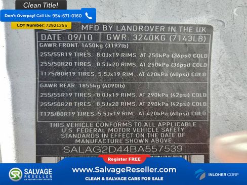 Used 2011 Land Rover LR4 HSE image 17