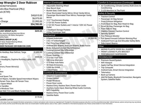 Certified 2026 Jeep Wrangler Rubicon w/ Technology Group AWD/4WD image 23
