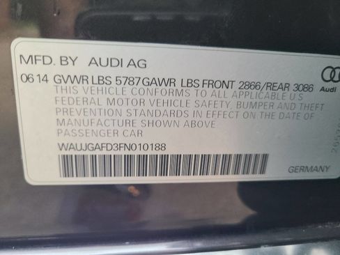 Used 2015 Audi A8 3.0T w/ Premium Package image 32