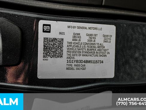 Used 2021 Chevrolet Corvette Stingray Preferred Conv w/ 2LT image 54