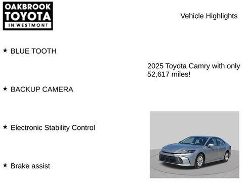 Used 2025 Toyota Camry LE FWD image 5