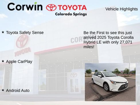 Used 2025 Toyota Corolla LE FWD image 4