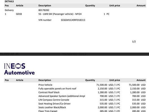 Used 2024 INEOS Grenadier Fieldmaster Edition image 31