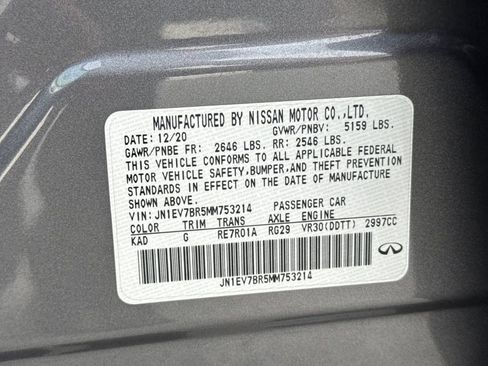 Used 2021 INFINITI Q50 Luxe image 27