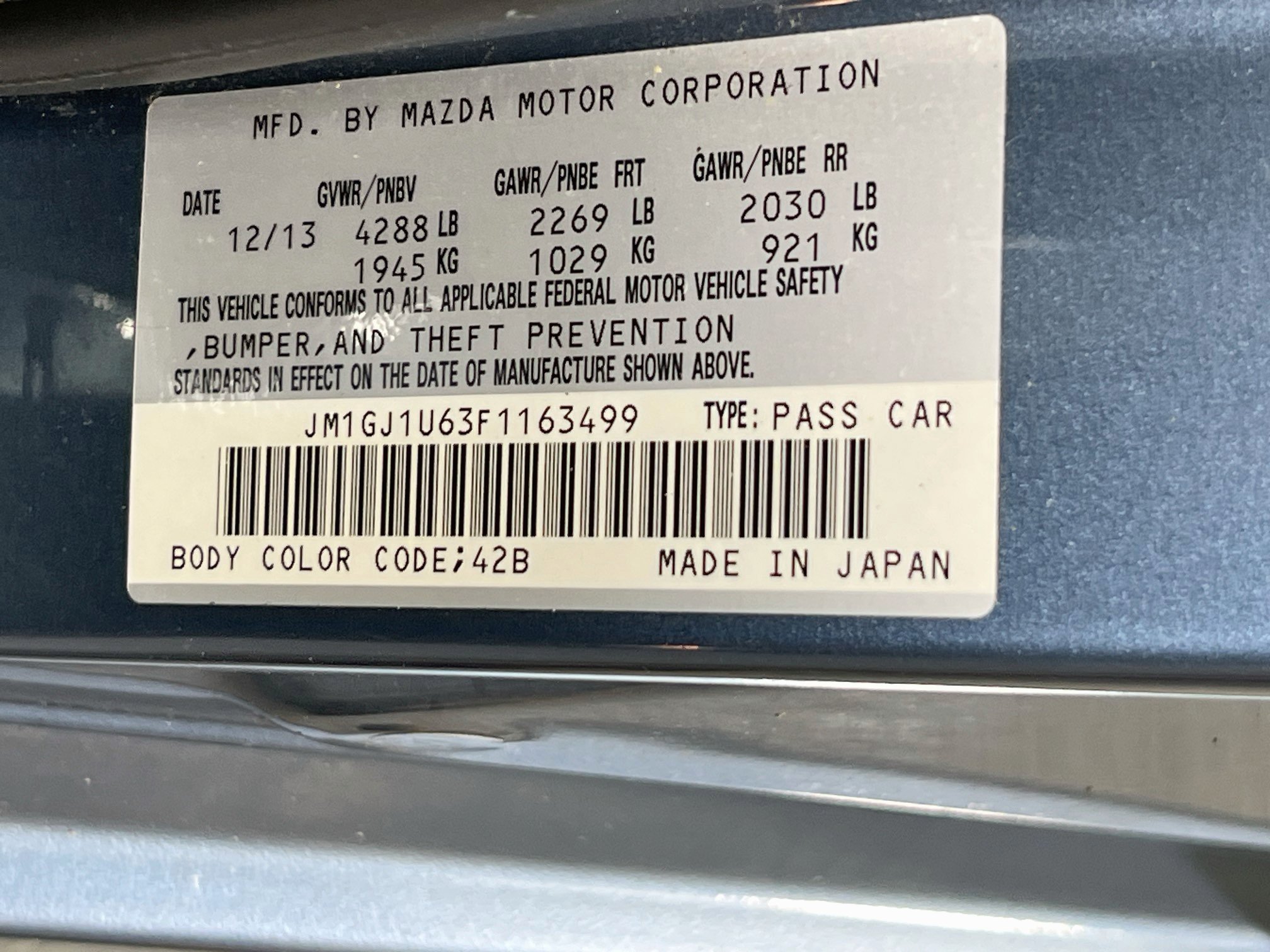 Used 2015 MAZDA MAZDA6 Sport FWD image 29