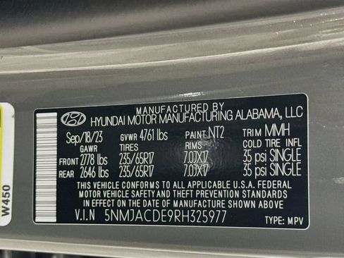 Certified 2024 Hyundai Tucson SE AWD/4WD image 30