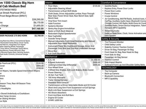 Certified 2019 RAM 1500 Big Horn AWD/4WD image 31