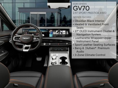 New 2026 Genesis GV70 2.5T Sport Prestige AWD/4WD image 17