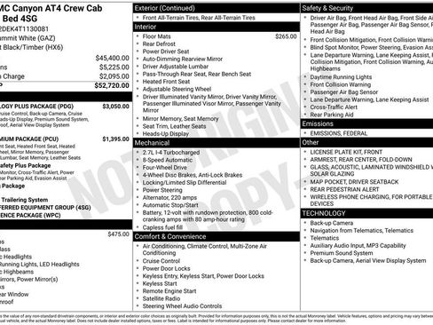 New 2026 GMC Canyon AT4 w/ Technology Plus Package image 44