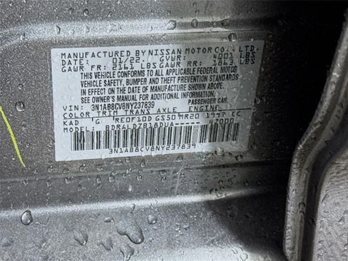 Used 2022 Nissan Sentra SV FWD image 29