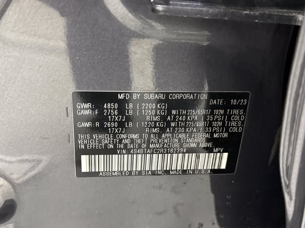 Certified 2024 Subaru Outback Premium AWD/4WD image 31
